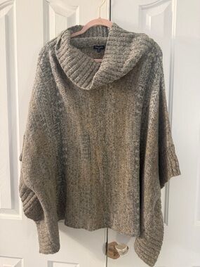 Splendid Cozy Shawl-Collar Women’s Sweater - Gray